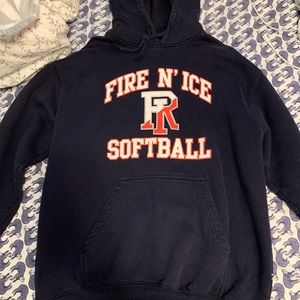 FIRE AND ICE SOFTBALL URI HOODIE